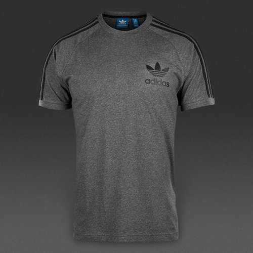 Adidas Originals California Tee Dark Grey Heather / Black for Men